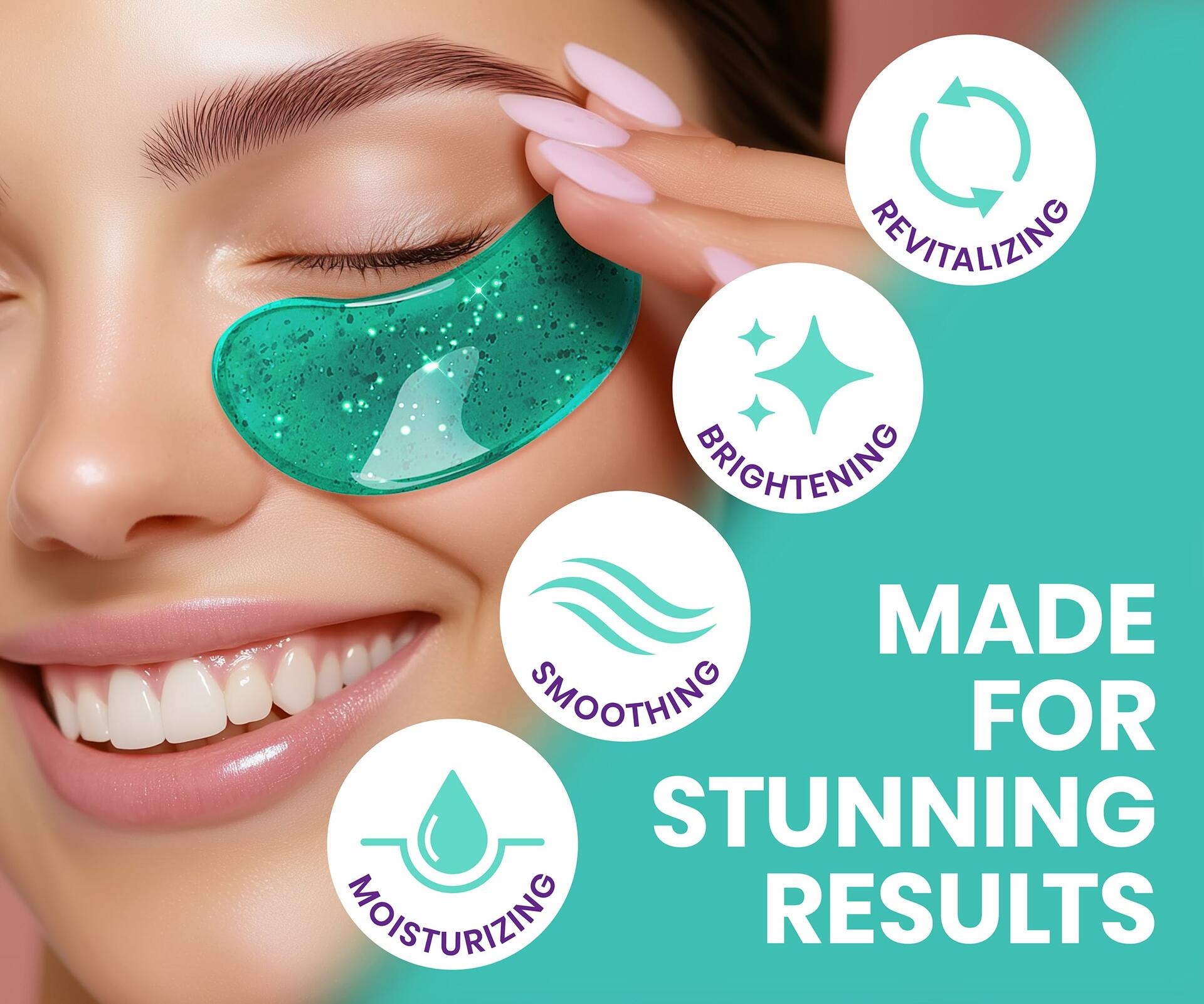 Stylia Under Eye Patches Marine Collagen Retinol Vitamin C Hyaluronic 6 Pairs
